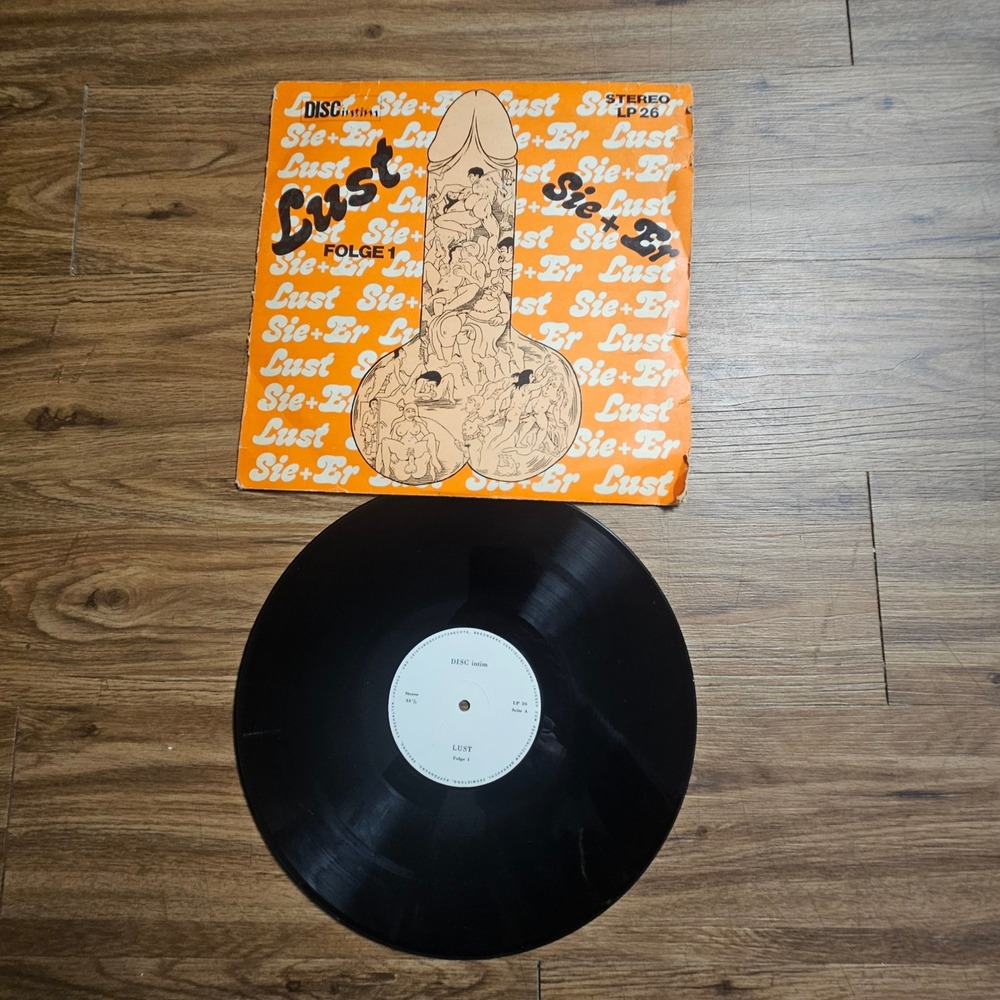 Vintage Lust Sie + Er Folge 1 DISC intim LP26 German Erotic Vinyl 12" VG VG+/VG+